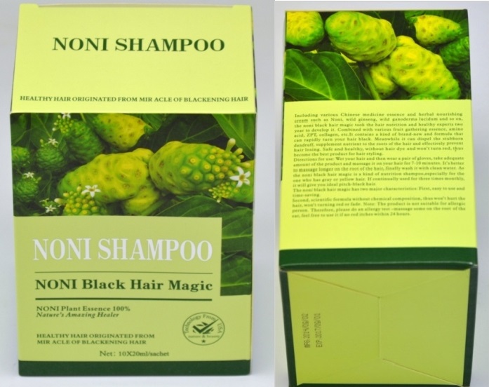 Noni Black Hair Magic Shampoo,Noni Shampoo Supplier